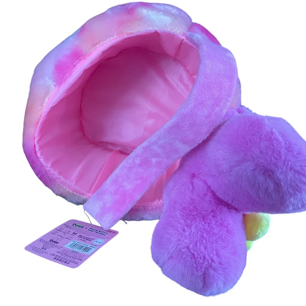 NEW Peeps My Melody Plush Easter Basket Hello Kitty & Friends Pink Bunny NWT‎